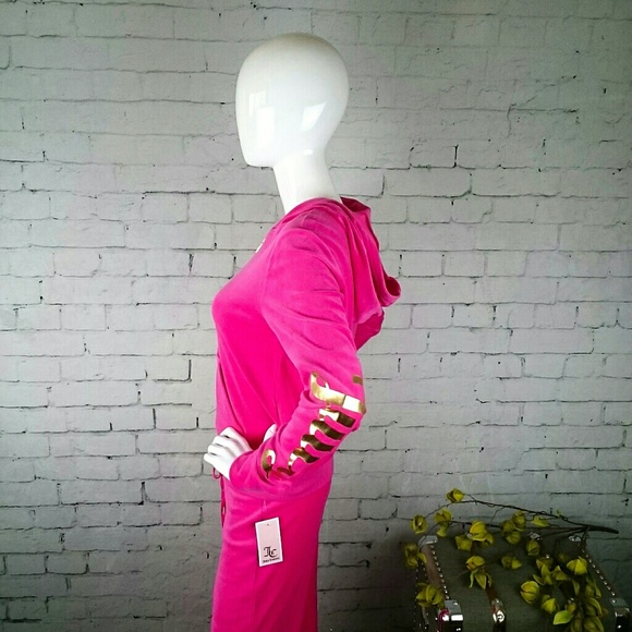 NWT Juicy Couture Robertson velour jacket w/ logo - Picture 3 of 8